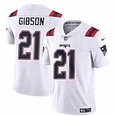Men & Women & Youth New England Patriots #21 Antonio Gibson White Vapor Limited Football Stitched Jersey,baseball caps,new era cap wholesale,wholesale hats